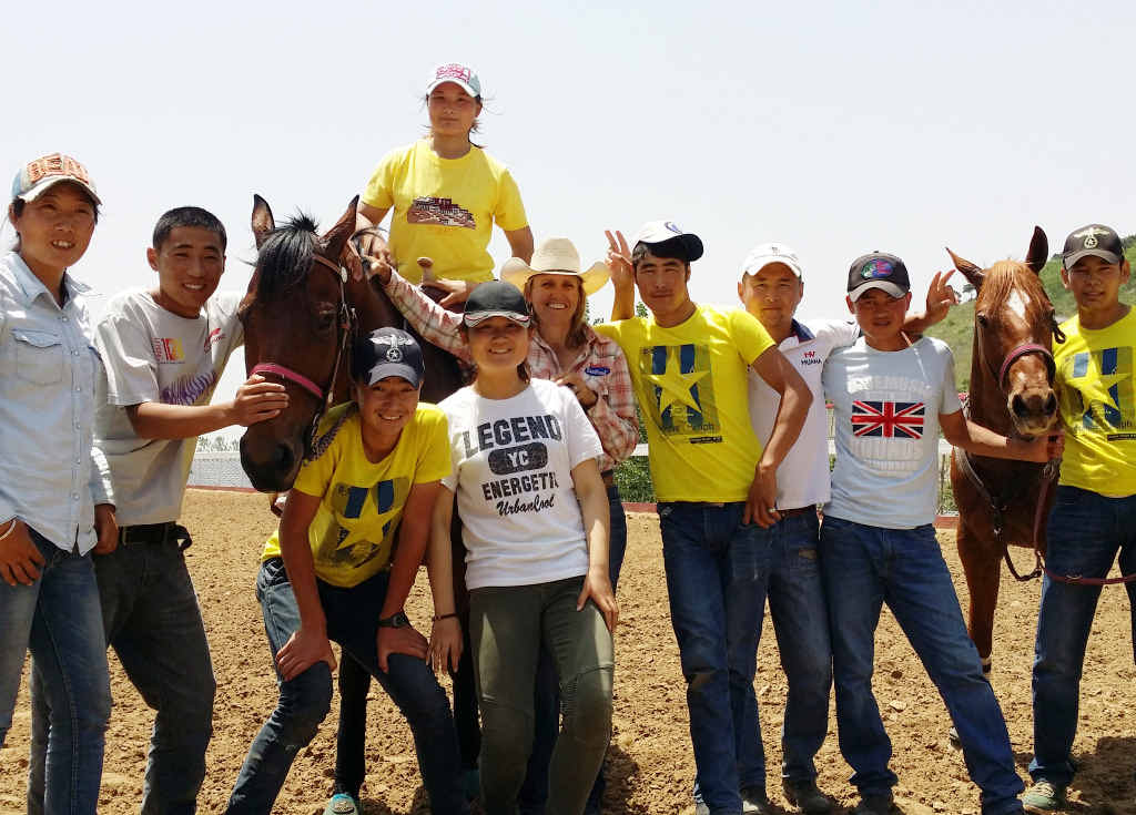 ON TOUR: Barrel racer Leanne Caban spent time in China tutoring on her sport. ON TOUR: Barrel racer Leanne Caban spent time in China tutoring on her sport.